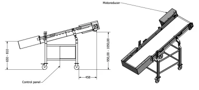 Adjustable conveyor Adjust