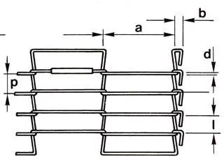 Woven stainless steel conveyor belt
