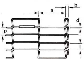 Woven stainless steel conveyor belt