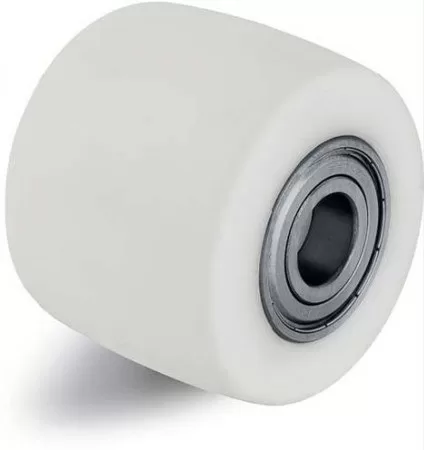 Castors for hydraulic pallet trucks