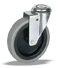 Castors for shopping trolleys