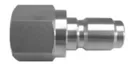 Stainless steel quick coupling (male) with 1/4" internal thread