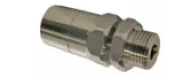 Stainless steel swivel hose fitting with ½’’ external thread