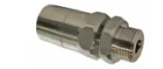 Stainless steel swivel hose fitting with ½’’ external thread