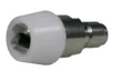 Short stainless steel foam nozzle