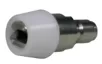 Short stainless steel foam nozzle