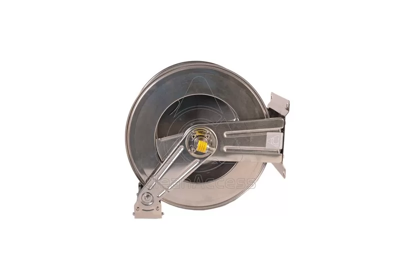 Stainless steel automatic hose reel for 20 m of ½’’ hose