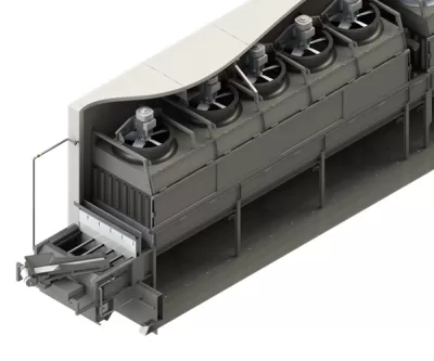 Vertical tunnel freezer