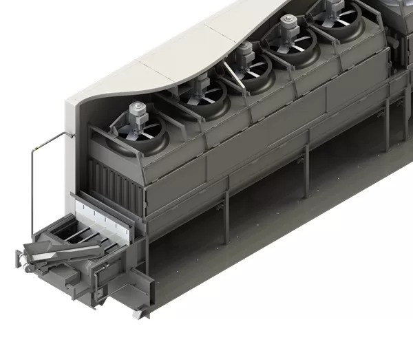 Vertical tunnel freezer