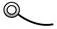 Ergo steel single sharpening rod