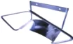 Stainless steel wall-mounted hose holder for 25 m of hose