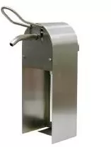 Open type soap and disinfectant dispenser
